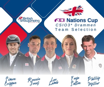 British Showjumping Team announced for CSIO3* Drammen FEI Nations Cup